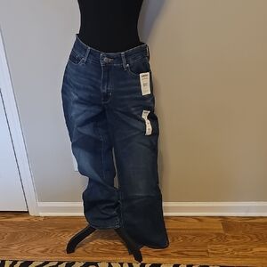 Levi's Mid-Rise Bootcut Jeans in Deep Blue